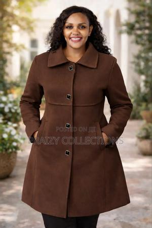 Elegant Buttoned Long Trenchcoat Coat - thumbnail 2