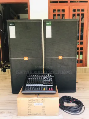 Full Set 12 Channels Powered Mixer - (2) 15" Full Range Sound System