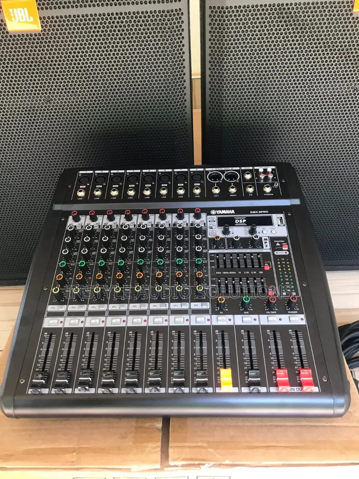 Full Set 12 Channels Powered Mixer - (2) 15" Full Range Sound System
