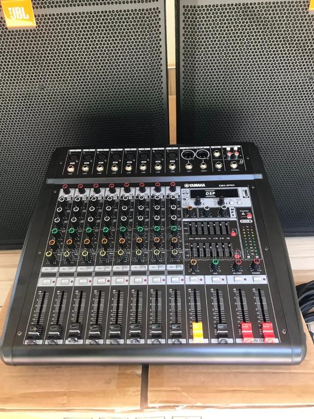 Full Set 12 Channels Powered Mixer - (2) 15" Full Range Sound System - thumbnail 4