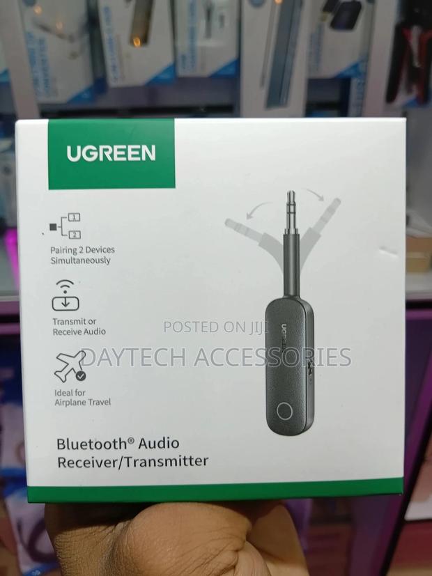 Ugreen Cm403 Bluetooth 5.0 Transmitter/Receiver to Aux Adapter