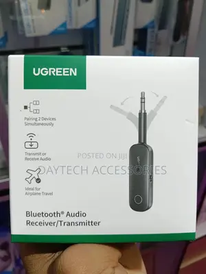 Ugreen Cm403 Bluetooth 5.0 Transmitter/Receiver to Aux Adapter