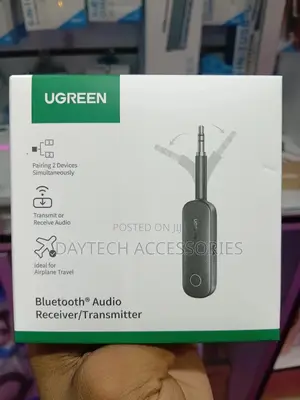 Ugreen Cm403 Bluetooth 5.0 Transmitter/Receiver to Aux Adapter