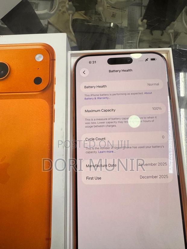 New Apple iPhone 17 Pro Max 256 GB Orange - main view