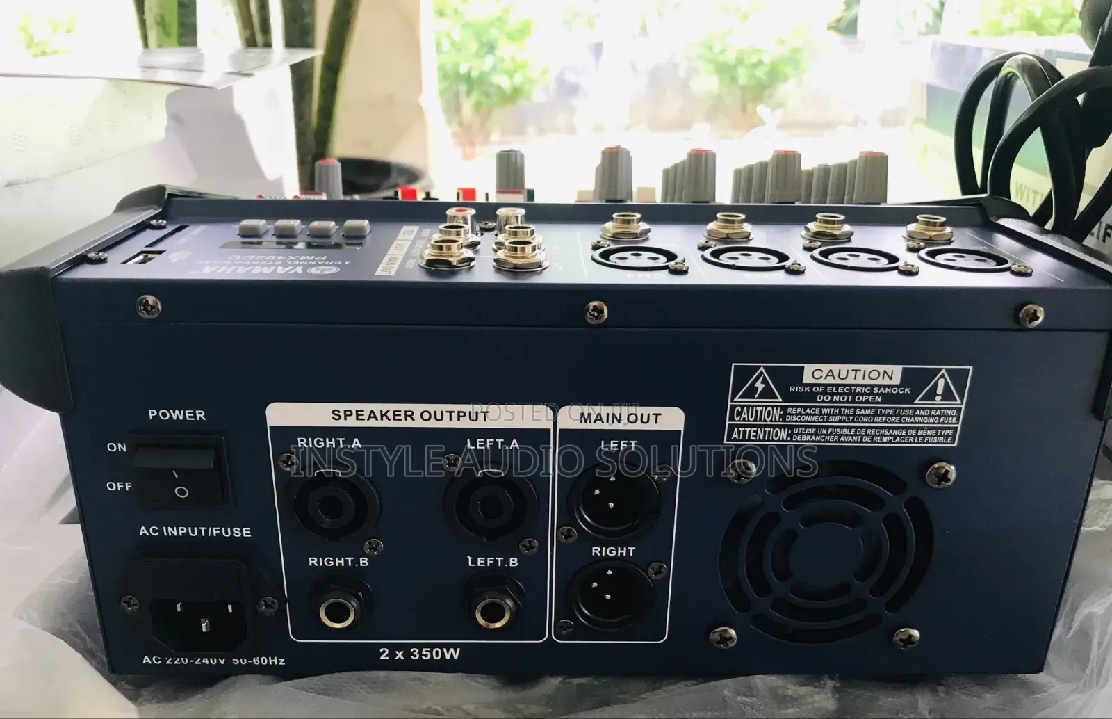 Yamaha 4 Channels Powered Mixer - Usb and Bluetooth Enabled 500w