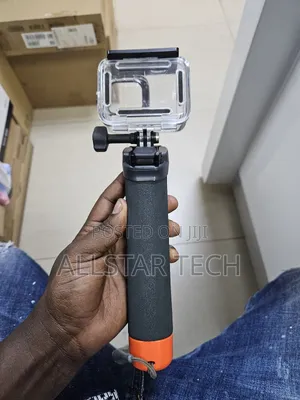 Gopro Handheld Tripod With Gopro Protective Underwater Housing.