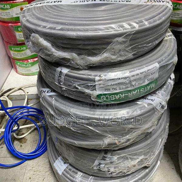 1.5mm Twin With Earth PVC Insulated Lighting Cable 90m Wiring Roll