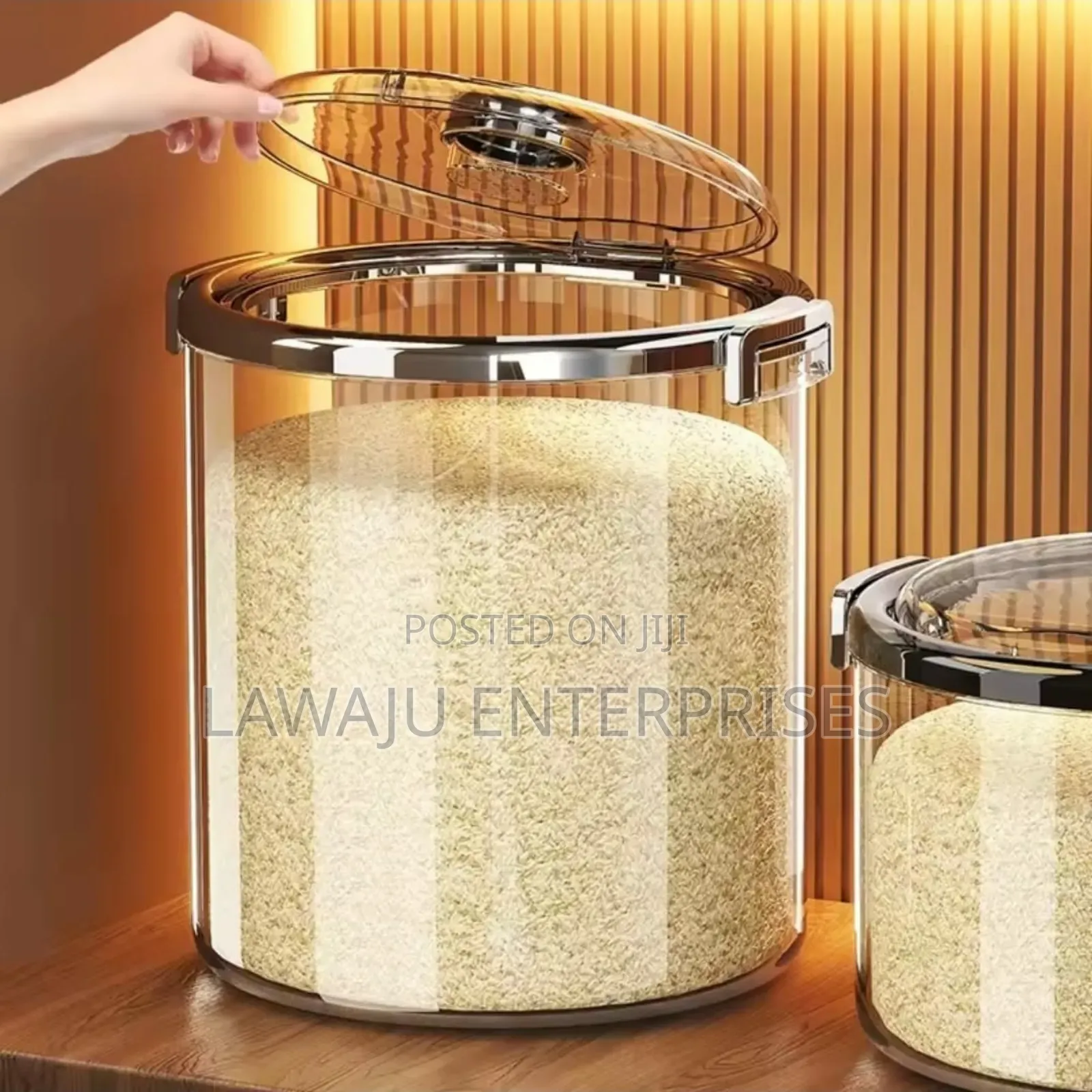 Acrylic Rice Bucket