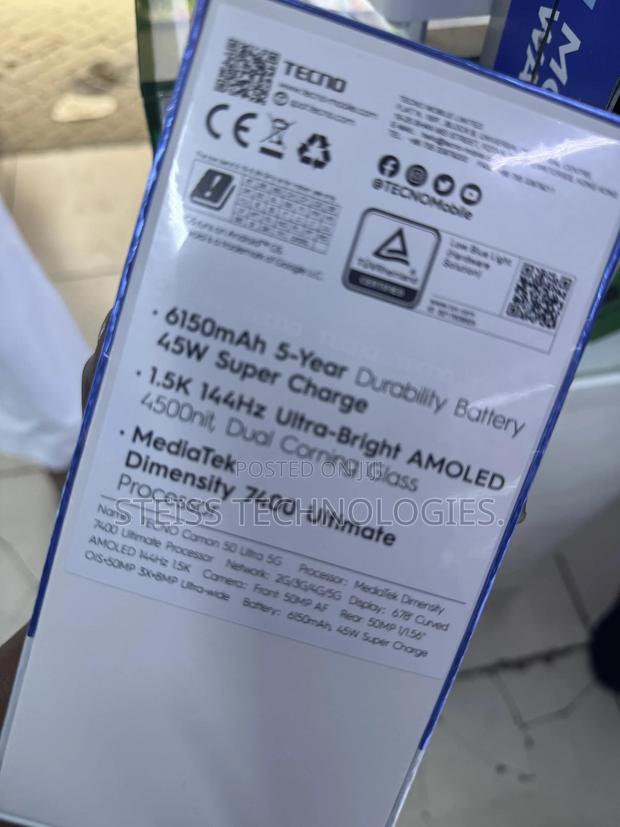 New Tecno Camon 50 256 GB Green - thumbnail 6