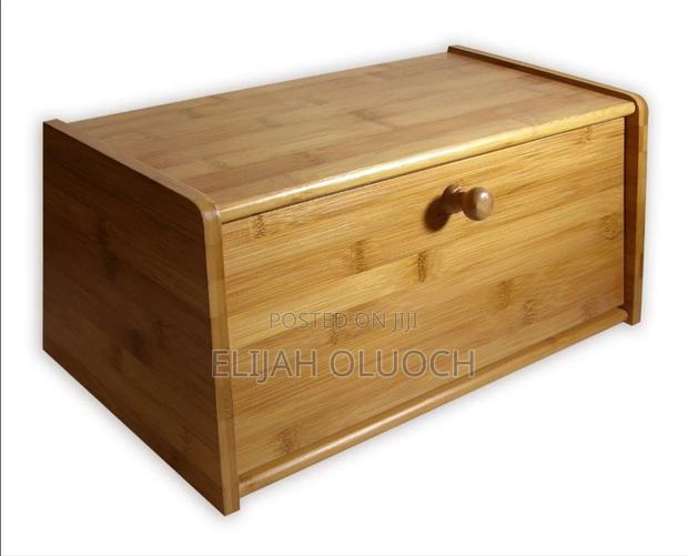 Wooden Bread Bin Bamboo//Spices Storage Now Available* - main view