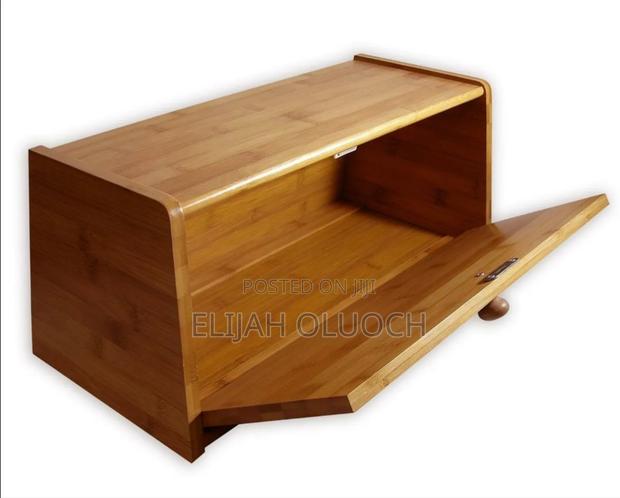 Wooden Bread Bin Bamboo//Spices Storage Now Available* - thumbnail 3