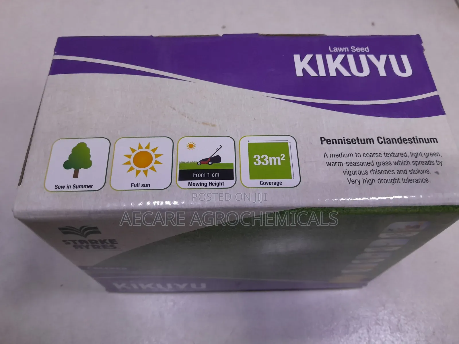Kikuyu Lawn Grass Seeds 50g, 500g
