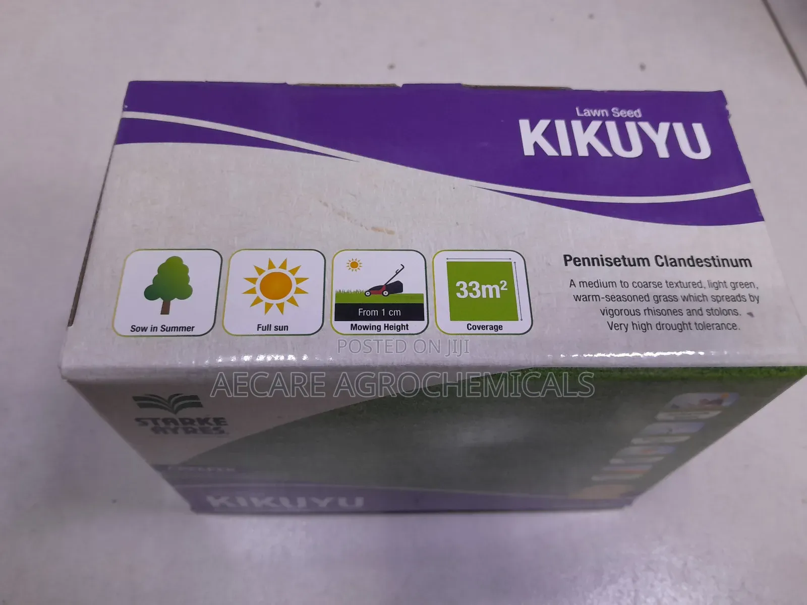 Kikuyu Lawn Grass Seeds 50g, 500g