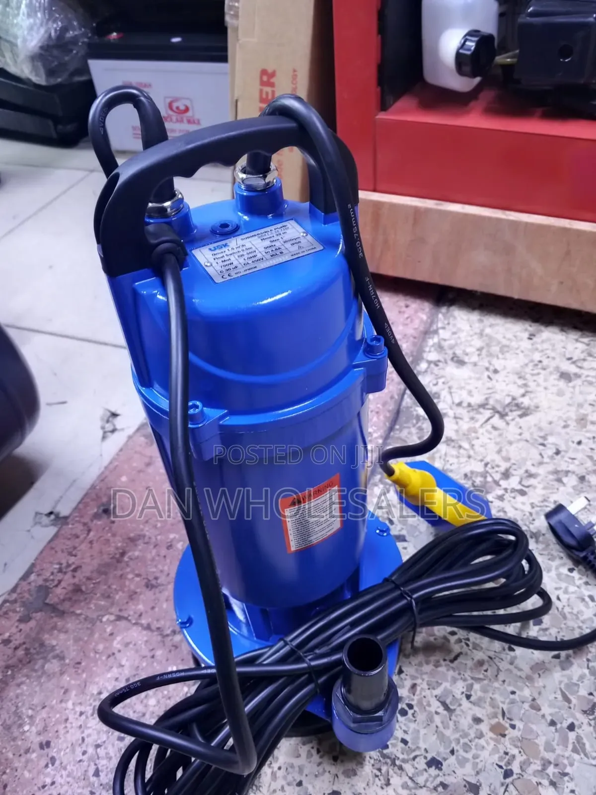 Usk 1.0hp Submersible Pump Heavy Duty 750w Water Pump