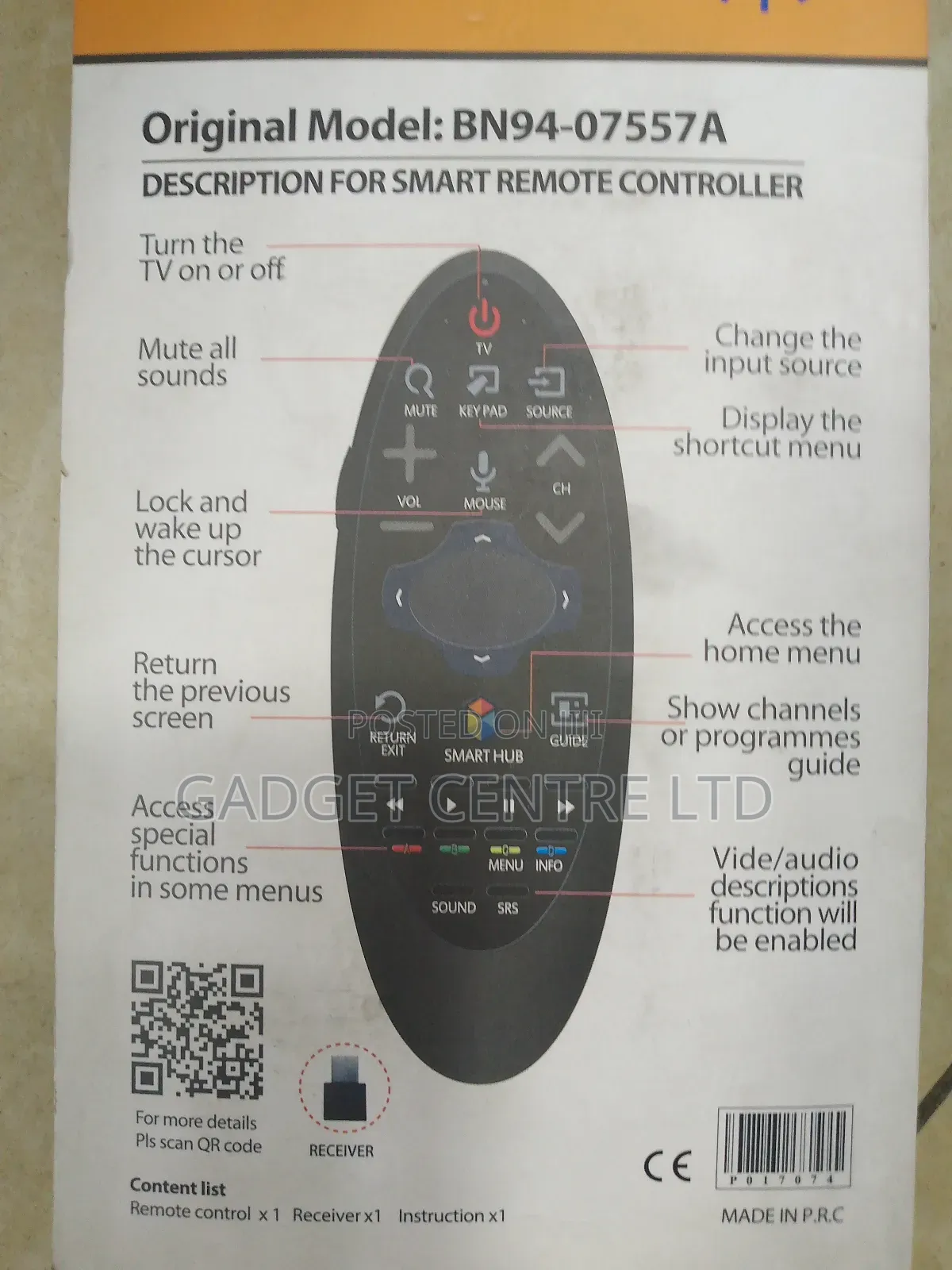 New Samsung Smart Remote