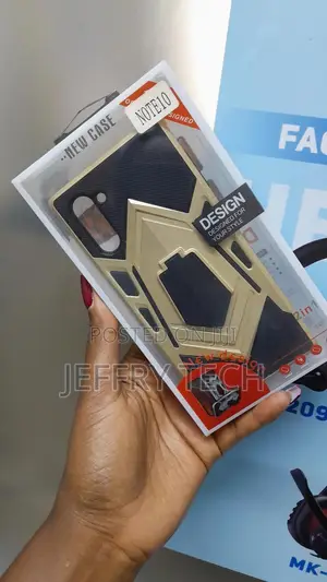 Bruk Samsung Galaxy Note 10 Hard Case With Ring Holder