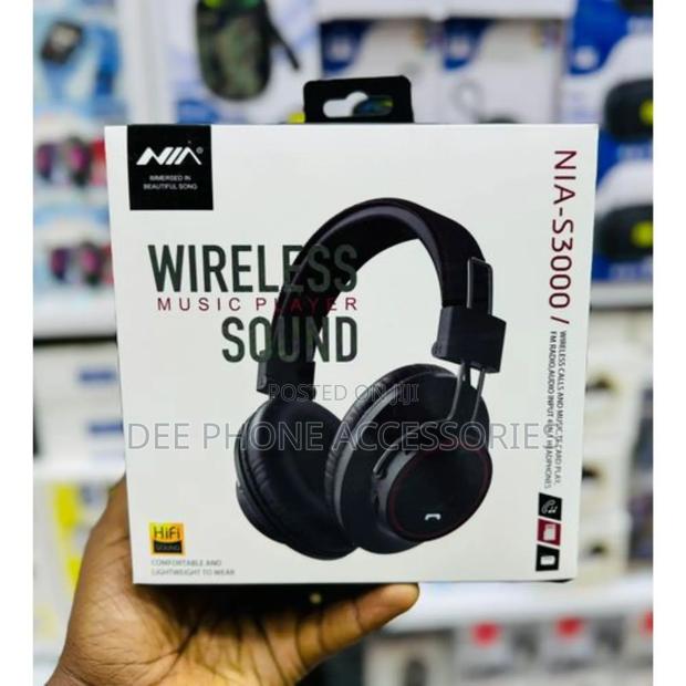 Nia S3000 Over Ear Wireless Headphones