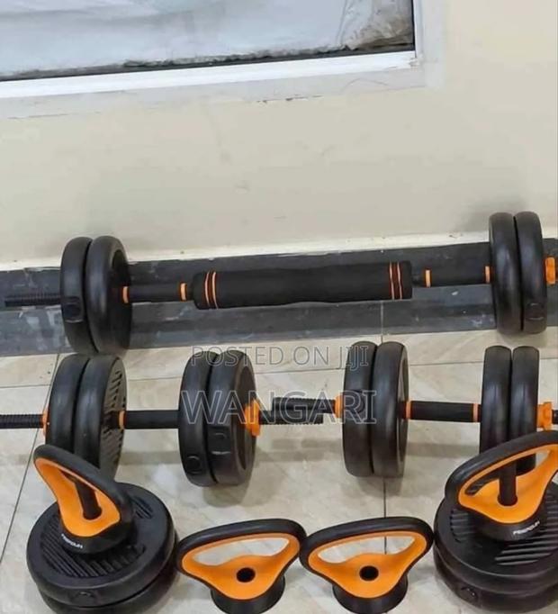 Body Fitness 6 in 1 50 KGS Dumbells Set