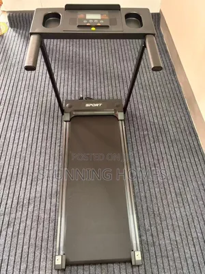 Workout Treadmill With an Incline