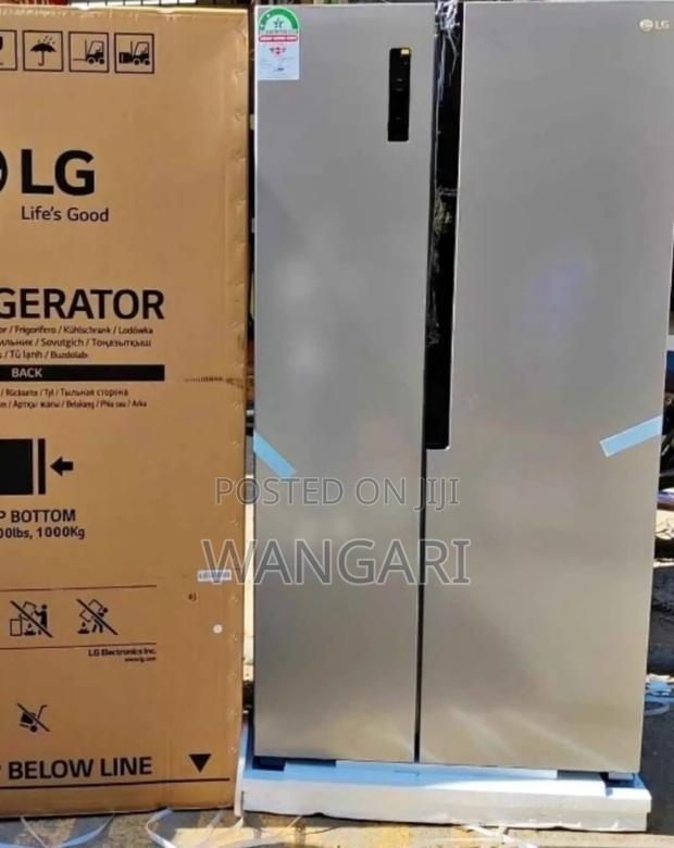 Restocked 519 L Lg Side by Side Door Refrigerator