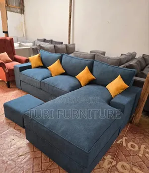 Lshape Non Tufted Sofa
