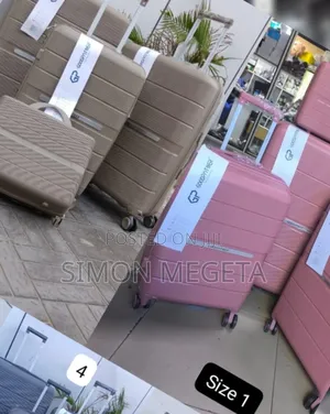 Available in All Colors Rubber Suitcase 4 in 1