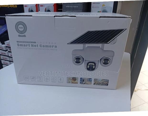 V380 Pro Solar Powered Cameras 6mp Triple Lens Wireless 4g
