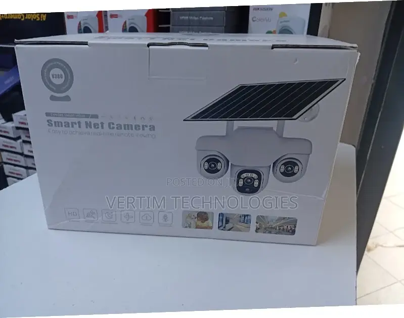 V380 Pro Solar Powered Cameras 6mp Triple Lens Wireless 4g