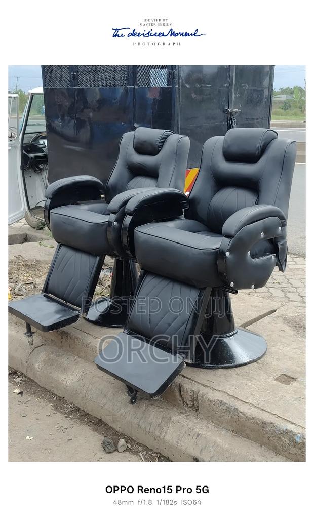 Executive Barber Chair/ Kinyozi Seat - main view