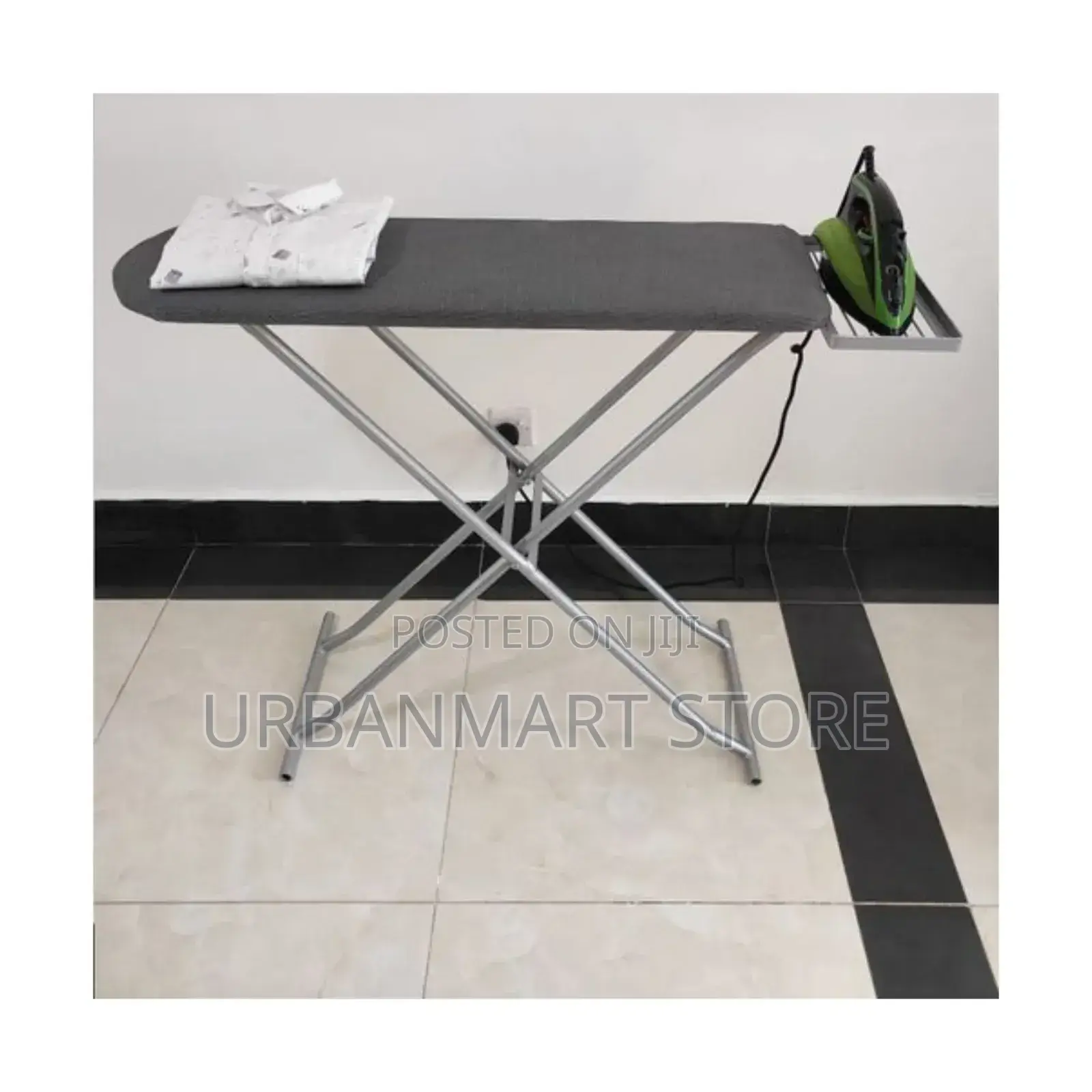 Ironing Board -Strong Metallic Ironing Board With Iron Rest