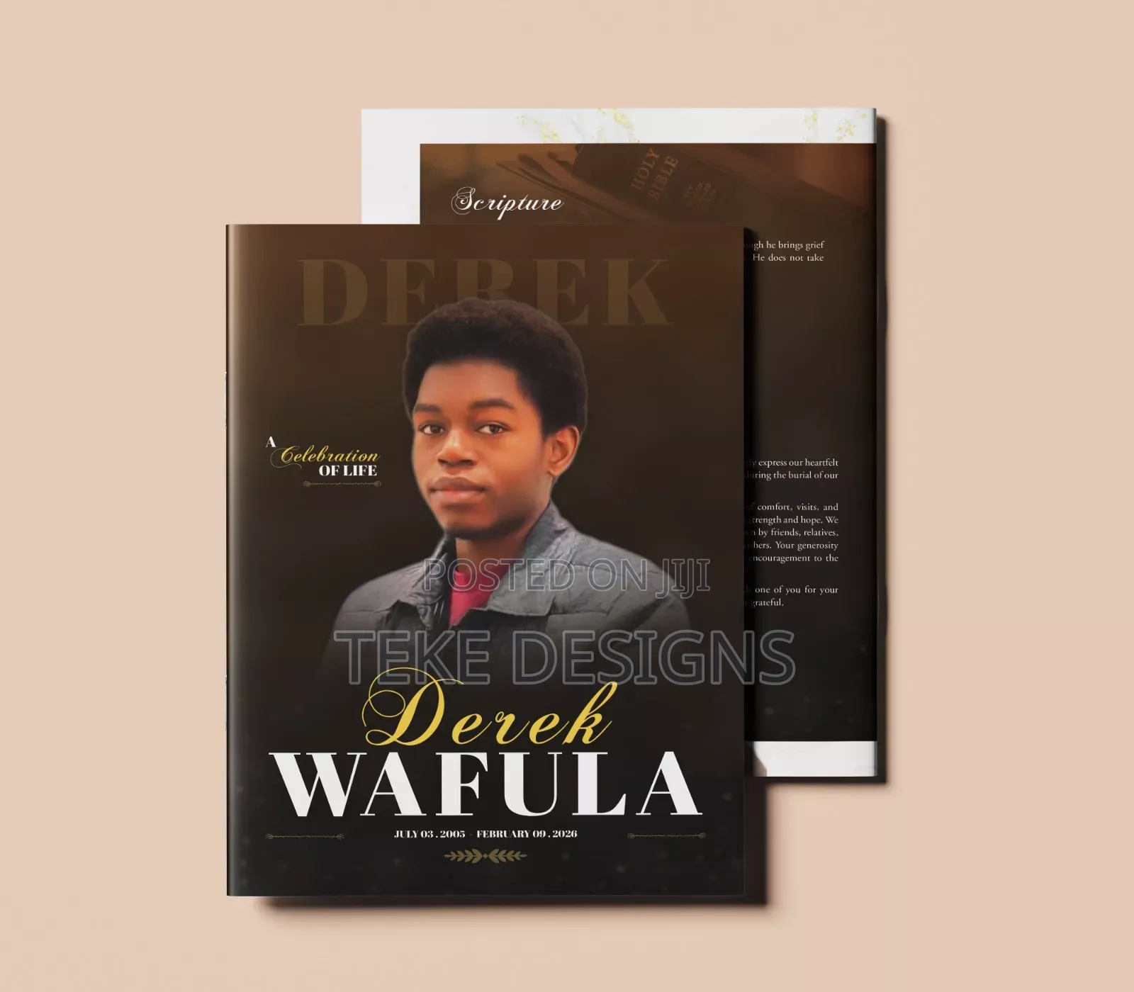 Euology Design and Printing Services