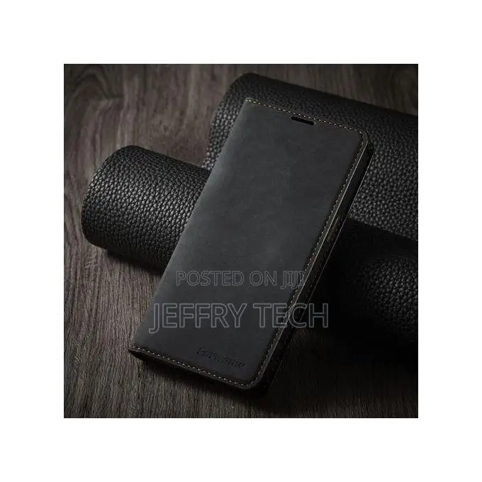 Vivo V40 Lite Leather Flip Cover With Kickstand, Magnetic Closure An