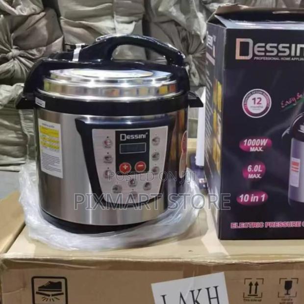 Dessini 6l Electric Pressure Cooker – Fast, Safe Easy Cooking