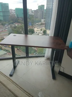 1.2m Brown Adjustable Table