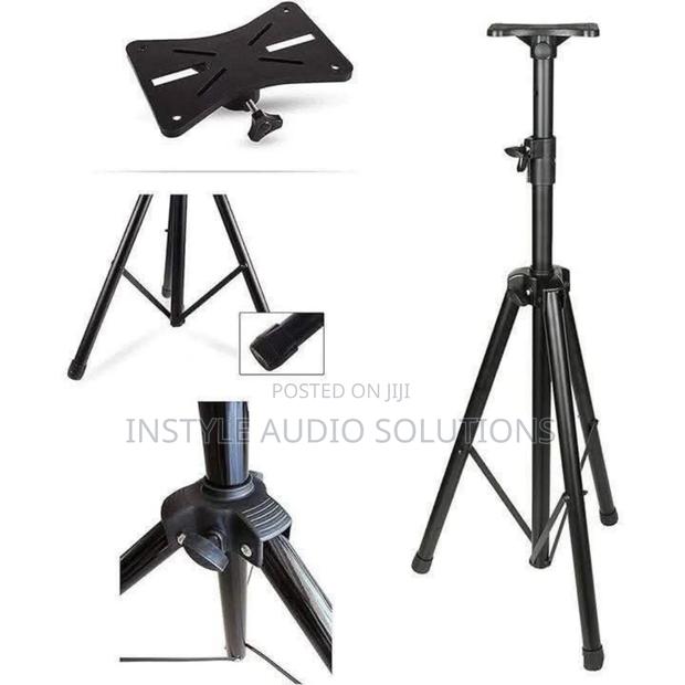 High-Quality Adjustable Metallic Speaker Stand