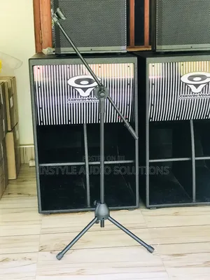 Boom Adjustable Metallic Microphone Stand