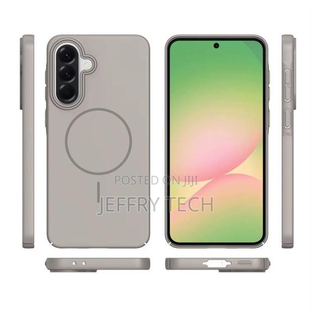 Samsung Magnetic Pc Phone Case for Galaxy A36 – Matte Shockproof Hard - thumbnail 3