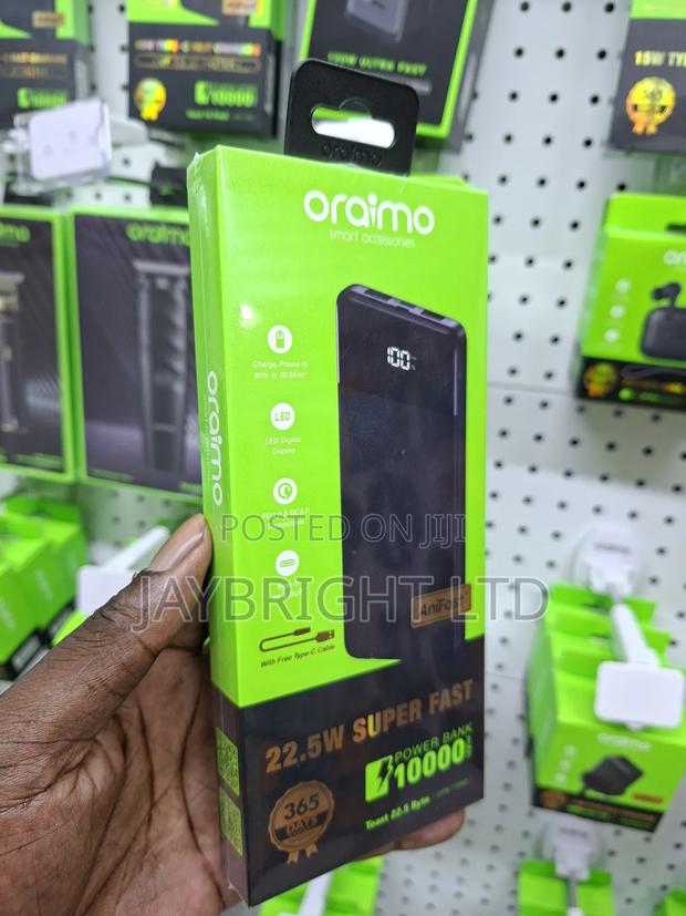 Oraimo Toast 22.5 Byte 10000mah 22.5w Power Bank