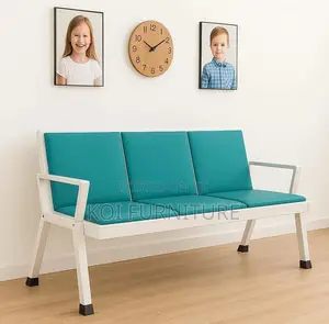 Office Bench : 3-Link Heavy-Duty Waiting Office Bench