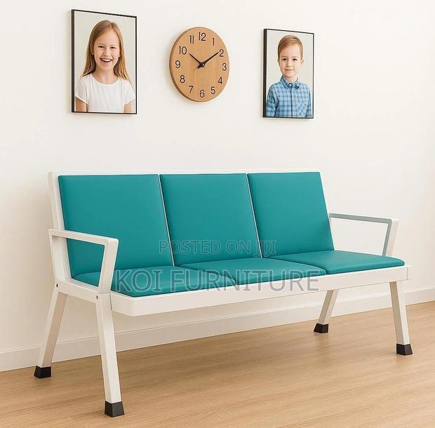 Office Bench : 3-Link Heavy-Duty Waiting Office Bench - thumbnail 2