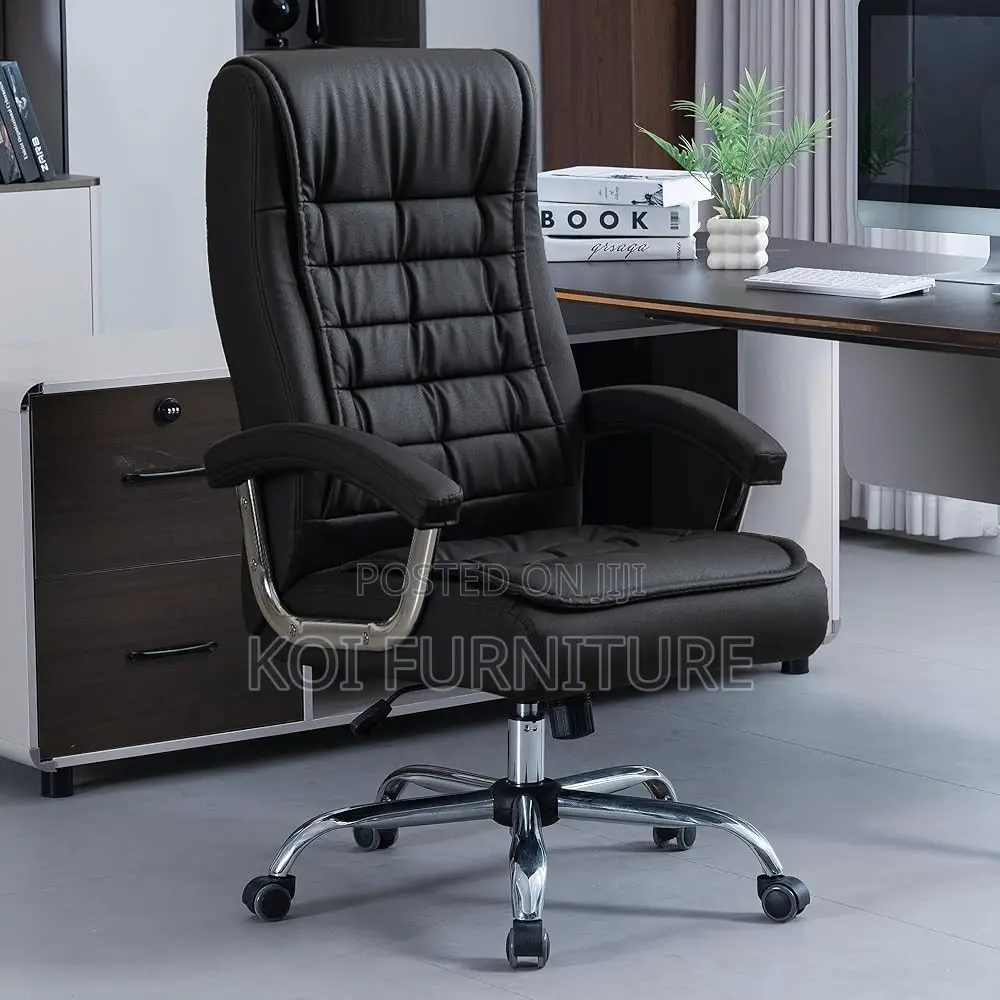 Office Chair : Ergonomic High-Back Executive Office Chair