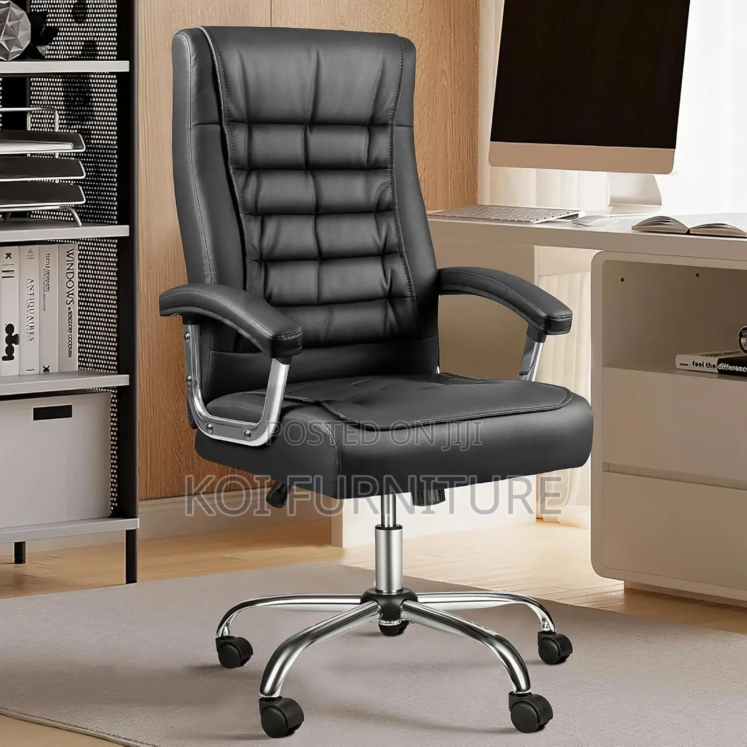 Office Chair : Ergonomic High-Back Executive Office Chair