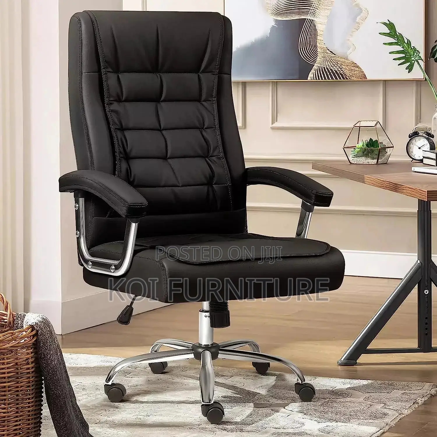 Office Chair : Ergonomic High-Back Executive Office Chair