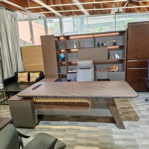 Office Desk : 1.8m Modern Luxury Executive Office Desk Set - thumbnail 14
