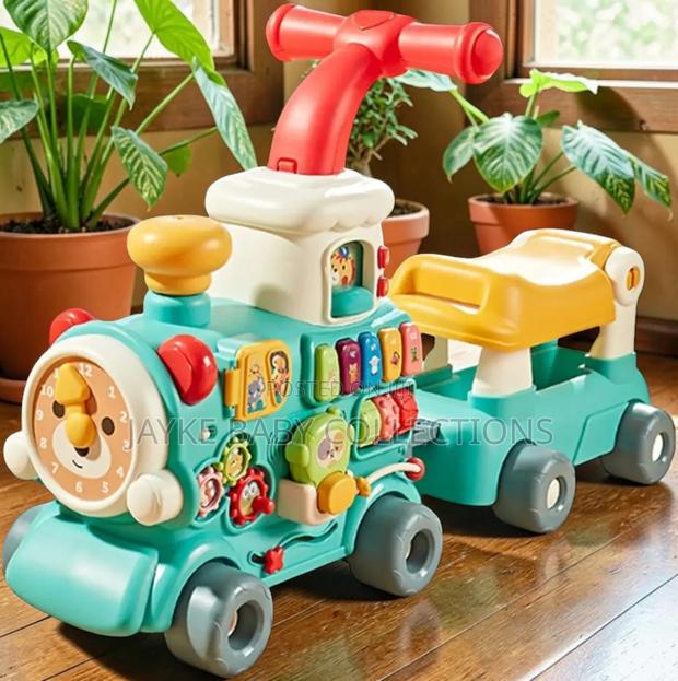 5-in-1 Baby Walker Train – Helps Babies Learn to Walk Play - thumbnail 3