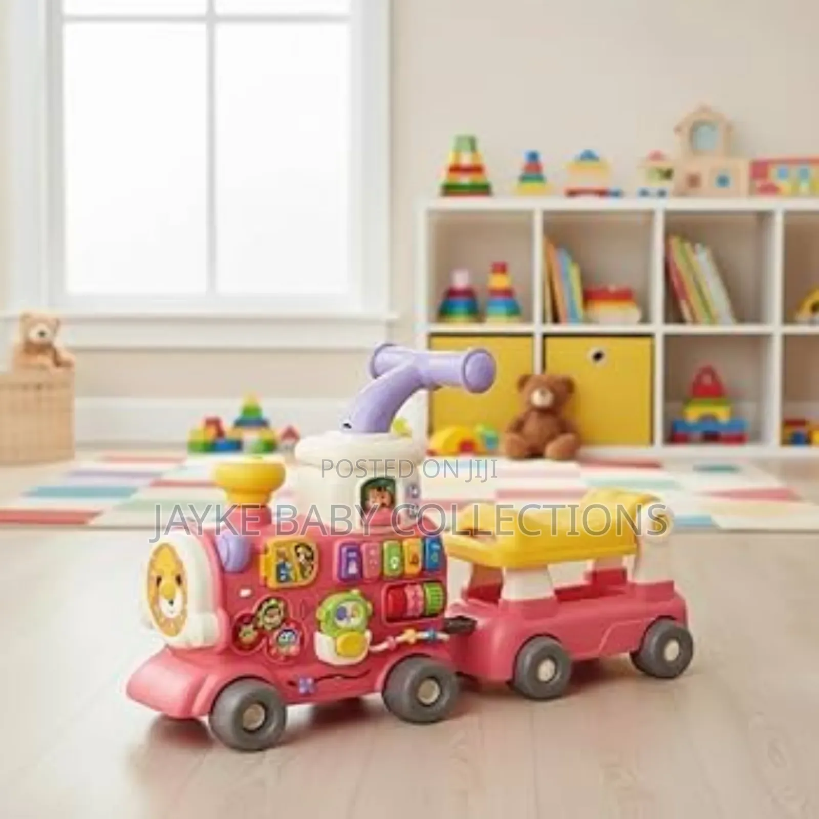 5-in-1 Baby Walker Train – Helps Babies Learn to Walk Play