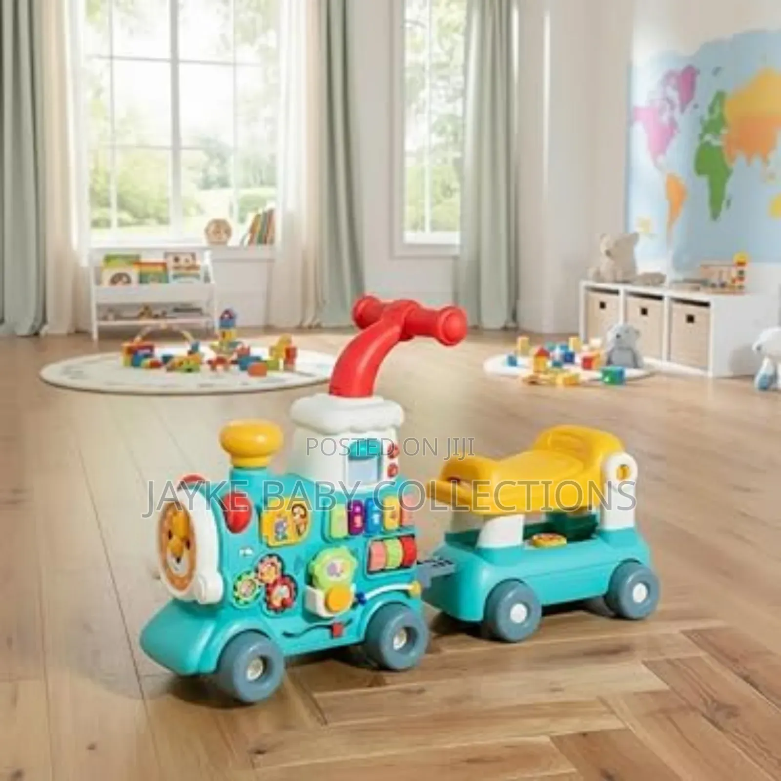 5-in-1 Baby Walker Train – Helps Babies Learn to Walk Play