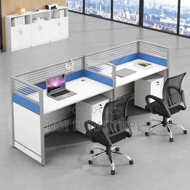 Office Workstation : 2 Way Straight Workstation - thumbnail 2