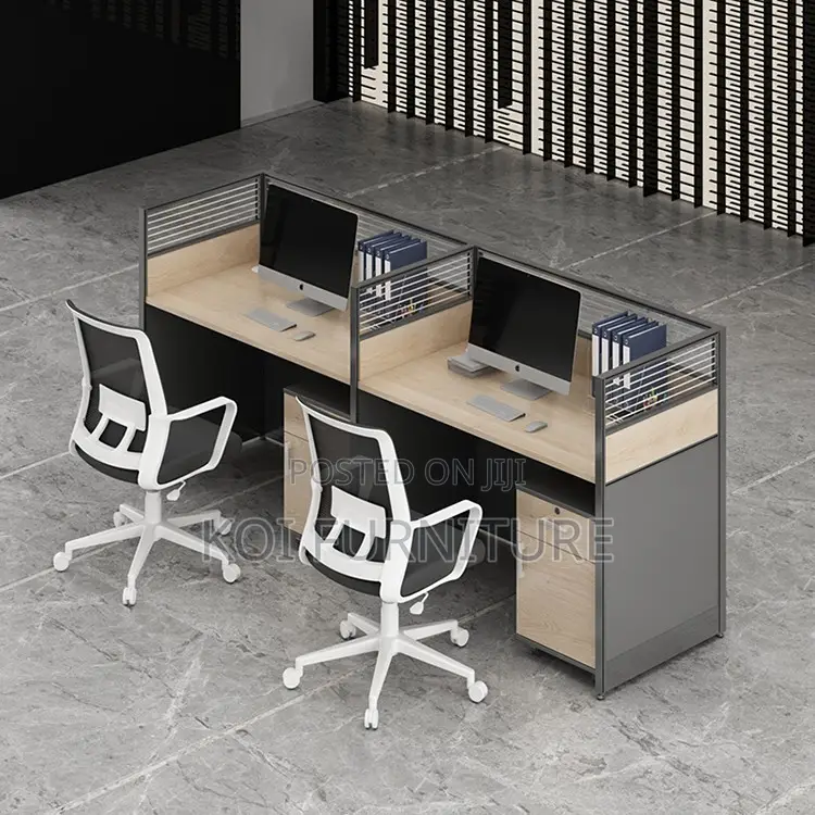Office Workstation : 2 Way Straight Workstation
