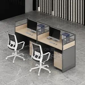 Office Workstation : 2 Way Straight Workstation